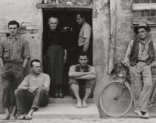 The Lusetti Family, Luzzara, Italy, 1953 